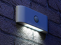 ; LED-Solar-Außenlampen mit PIR-Sensoren (neutralweiß) 