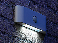 ; LED-Solar-Außenlampen mit PIR-Sensoren (neutralweiß) 