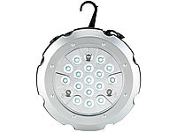 Lunartec Wetterfeste Universal-LED-Lampe mit Dynamo & USB-Ladekabel; Petroleum-Sturmlaternen 
