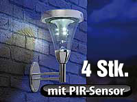 ; LED-Solar-Wegeleuchten mit Bewegungssensoren 