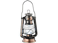 Lunartec Dimmbare LED-Sturmlampe, Batteriebetrieb, bronze, 42 Lumen, 1,5 Watt,; Petroleum-Sturmlaternen Petroleum-Sturmlaternen Petroleum-Sturmlaternen Petroleum-Sturmlaternen 