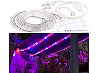 Lunartec 6 Meter LED-Pflanzen-Wachstums-Streifen, rot & blau, mit Netzteil; LED-Lichtbänder LED-Lichtbänder LED-Lichtbänder 