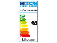 ; LED-Spots GU5.3 (warmweiß), LED-Disco-Tropfen E27 mit Farbwechsel (RGBW) 