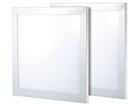 Lunartec LED Panel 30 x 30 cm, 18W, 3000K (warmweiß), 2er-Set