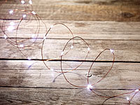 ; LED-Solar-Lichterketten (warmweiß), LED-Lichterketten für innen und außen LED-Solar-Lichterketten (warmweiß), LED-Lichterketten für innen und außen 