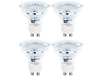 Lunartec 4er-Set LED-Pflanzenlicht Spotlight mit 40 LEDs, GU10-Fassung; Solar LED Blumen Solar LED Blumen Solar LED Blumen