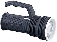 Lunartec Spritzwassergeschützte COB-LED-Taschenlampe TL-107.5, 1 Watt, IP44; LED-Handlampen auch als Werkstattleuchten, Werkstattlampen, Arbeitslampen, Werkstatt-Lampen LED-Handlampen auch als Werkstattleuchten, Werkstattlampen, Arbeitslampen, Werkstatt-Lampen 