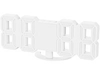 ; LED-Funk-Wanduhren mit Temperaturanzeigen 