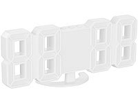 ; LED-Funk-Wanduhren mit Temperaturanzeigen 