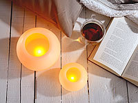 ; Akku-LED-Teelicht-Sets mit Ladestation Akku-LED-Teelicht-Sets mit Ladestation 
