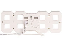 ; LED-Funk-Wanduhren mit Temperaturanzeigen, Kompakte 3D-Wand- und Tischuhr mit 7-Segment-LED-Anzeige LED-Funk-Wanduhren mit Temperaturanzeigen, Kompakte 3D-Wand- und Tischuhr mit 7-Segment-LED-Anzeige 