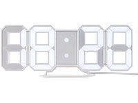 ; LED-Funk-Wanduhren mit Temperaturanzeigen 