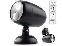 Lunartec LED-Wand & Stand-Leuchte mit Bewegungserkennung, 0,5 Watt, 35 Lumen