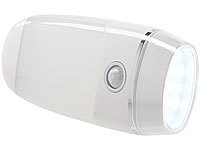 ; LED-Steckdosen-Nachtlicht mit Dämmerungssensor, Solar-LED-Wandlichter mit Nachtlicht-FunktionAkku-LED-Lichtleisten mit Bewegungssensoren 