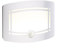 Lunartec 2-stufige Akku-LED-Wandleuchte, Bewegungs & Lichtsensor, 40 lm