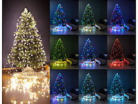 ; LED-Lichterketten für innen und außen, Kabellose, dimmbare LED-Weihnachtsbaumkerzen mit Fernbedienung und Timer 