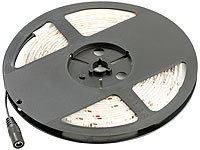Lunartec LED-Streifen LE-500RN, 5 m, rot, Innenbereich; Solar-LED-Streifen, TV Hintergrundbeleuchtungen Solar-LED-Streifen, TV Hintergrundbeleuchtungen 