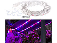 Lunartec LED-Pflanzen-Wachstums-Streifen, 150 rote & 30 blaue LEDs, 3m, kürzbar