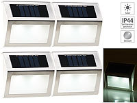 Lunartec 4er-Set Solar-LED-Wand & Treppen-Leuchten für außen, Edelstahl, 20 lm; Solar-Lampions, warmweiß, Solar-LED-GartenfackelnLED-Solar-Dachrinnenleuchten mit PIR-Sensoren & Nachtlicht-FunktionSolar-LED-Wandlichter mit Nachtlicht-Funktion Solar-Lampions, warmweiß, Solar-LED-GartenfackelnLED-Solar-Dachrinnenleuchten mit PIR-Sensoren & Nachtlicht-FunktionSolar-LED-Wandlichter mit Nachtlicht-Funktion Solar-Lampions, warmweiß, Solar-LED-GartenfackelnLED-Solar-Dachrinnenleuchten mit PIR-Sensoren & Nachtlicht-FunktionSolar-LED-Wandlichter mit Nachtlicht-Funktion Solar-Lampions, warmweiß, Solar-LED-GartenfackelnLED-Solar-Dachrinnenleuchten mit PIR-Sensoren & Nachtlicht-FunktionSolar-LED-Wandlichter mit Nachtlicht-Funktion 