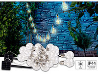 Lunartec Solar-LED-Lichterkette im Glühbirnen-Look, 12 Birnen, 8,5 m, 2er-Set; LED-Lichterketten für innen und außen LED-Lichterketten für innen und außen LED-Lichterketten für innen und außen LED-Lichterketten für innen und außen
