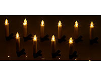 ; Kabellose LED-Weihnachtsbaumkerzen mit Fernbedienung 