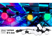 Lunartec Party-LED-Lichterkette m. 10 LED-Birnen, 3 Watt, IP44, 4-farbig, 4,5 m