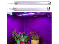 Lunartec 2er-Set LED-Pflanzenunterbauleuchte mit Rot-Blau-Lichtkombination; LED-Lichtleisten mit Bewegungsmelder LED-Lichtleisten mit Bewegungsmelder LED-Lichtleisten mit Bewegungsmelder LED-Lichtleisten mit Bewegungsmelder 