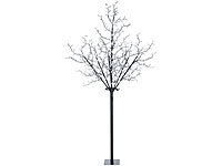 Lunartec LED-Deko-Baum mit 600 beleuchteten Blüten, 250 cm (Versandrückläufer); LED-Solar-Lichterketten (warmweiß), LED-Lichterketten für innen und außen LED-Solar-Lichterketten (warmweiß), LED-Lichterketten für innen und außen 