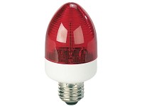 Lunartec Stroboskop Lampe rot (E27)