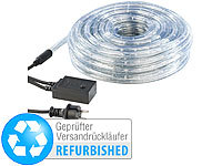 Lunartec LED-Lichtschlauch, 20 m, warmweiß, IP44 (Versandrückläufer)