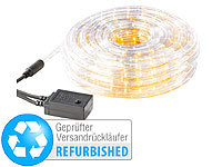 Lunartec LED-Lichtschlauch für Innen & Außenbereich, 20 m, gelb, IP44; LED-Lichtbänder 