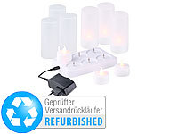 ; LED-Solar-Lichterketten (warmweiß) 