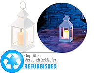 ; Winter-Deko-Glasflaschen mit LED-Echtwachskerzen Winter-Deko-Glasflaschen mit LED-Echtwachskerzen 