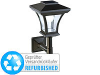 Lunartec Solar-LED-Wandleuchte WL-345, 45 Lumen, 0,3 Watt (refurbished); LED-Solar-Wegeleuchten LED-Solar-Wegeleuchten 