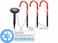 ; LED-Lichterketten für innen und außen, LED-Solar-Lichterketten (warmweiß) 