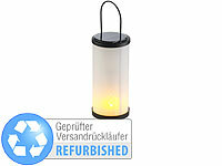 Lunartec Solar Fackel-Lampen, LED Fackel-Feuer-Lampe
