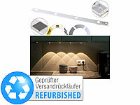 Lunartec Schrankbeleuchtung Akku, LED-Unterbauleuchte USB Magnet; LED-Batterieleuchten mit Bewegungsmelder, Akku-LED-Lichtleisten mit Bewegungssensoren LED-Batterieleuchten mit Bewegungsmelder, Akku-LED-Lichtleisten mit Bewegungssensoren LED-Batterieleuchten mit Bewegungsmelder, Akku-LED-Lichtleisten mit Bewegungssensoren 