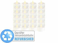 ; Akku-LED-Teelicht-Sets mit Ladestation Akku-LED-Teelicht-Sets mit Ladestation 