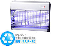 Lunartec UV-Insektenvernichter IV-520, 20 Watt (Versandrückläufer); LED-Solar-Wegeleuchten mit Bewegungssensoren 