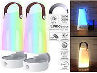 Lunartec 2er-Set 2in1-Steckdosen-Nachtlichte mit PIR-Sensor & Akku-Tischleuchte; 3in1-Akku-LED-Leuchten 3in1-Akku-LED-Leuchten 3in1-Akku-LED-Leuchten 3in1-Akku-LED-Leuchten 