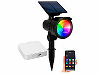 Lunartec RGB-CCT-LED-Spot mit Bluetooth,inkl. Gateway, Versandrückläufer