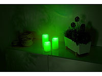 ; Akku-LED-Teelicht-Sets mit Ladestation 