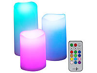 ; Akku-LED-Teelicht-Sets mit Ladestation 