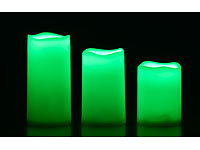 ; Akku-LED-Teelicht-Sets mit Ladestation 