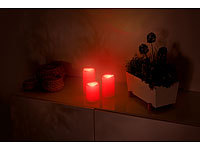 ; Akku-LED-Teelicht-Sets mit Ladestation 