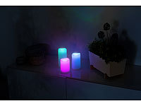 ; Akku-LED-Teelicht-Sets mit Ladestation 