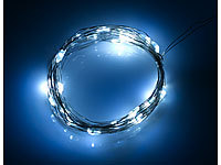 ; LED-Solar-Lichterketten (warmweiß), LED-Lichterketten für innen und außen 