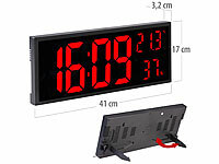 ; LED-Funk-Wanduhren mit Temperaturanzeigen LED-Funk-Wanduhren mit Temperaturanzeigen LED-Funk-Wanduhren mit Temperaturanzeigen 