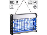 Lunartec UV-LED-Insektenvernichter mit austauschbarer T8-LED-Röhre, 14 Watt; UV-Insektenvernichter UV-Insektenvernichter