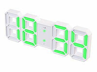 ; LED-Funk-Wanduhren mit Temperaturanzeigen LED-Funk-Wanduhren mit Temperaturanzeigen 